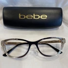 Bebe BB5168 001 Jet Gradient Butterfly Full Rim Eyeglasses Frames 53 17-140 New. Price: $50.99.