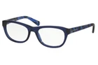 Coach HC6081 5349 Navy Blue Black Mosaic Frame Eyeglasses New. Price: $125.00.