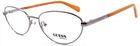 Guess GU8238 008 Eyeglasses Frames Oval 55-16-140 Shiny Gunmetal New. Price: $35.91.