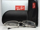 Ray Ban RB3717V 2501 Silver Mens Rectangle Full Rim Eyeglasses 57-18-145 B:39 New. Price: $99.99.