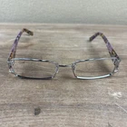 Ray-ban RB6207 2501 Eyeglasses Silver Purple Metal Frames Only 52-16-135 Pre-owned. Price: $13.99.