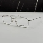 New Montblanc Eyeglasses Silver Men Eyewear MB0076O 006. Price: $274.00.