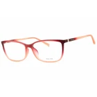 Police Women's Eyeglasses Semi Matt Transp Peach Rectangular Frame VPL196 0GGZ New. Price: $59.18.