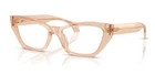 Versace 0VE3373U 5518 Transparent Light Brown Cat Women's Eyeglasses New. Price: $196.09.