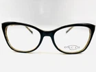 New Oscar By De Renta OSL472 001 Black On Tortoise Eyeglasses 53/17/135. Price: $39.95.