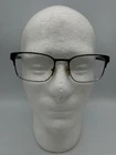 Prada Vpr 64R LAH-101 53-19-145 Italy Brown/silver Tone Metal Full Rim Pre-owned. Price: $59.95.