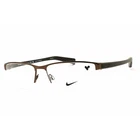 Nike Men's Eyeglasses Walnut Cargo Khaki Half Rim Rectangular Frame 8098N 215 New. Price: $61.62.