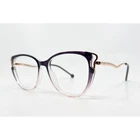 Lensmart Eyeglass Frames Womens Purple Clear Cat TR87055 C5 54-18-140 Pre-owned. Price: $29.99.