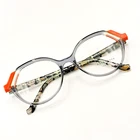 Face Eyeglass Frames Moves 4012 Blue Gray Handmade 52-17-142 New. Price: $195.83.