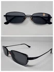 Ray-ban RB8611 1012 Black Rectangular Eyeglass Frames Only 52-18-140 Pre-owned. Price: $17.99.