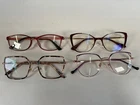 Lot Of 4 Assorted Eyeglasses Optical Frame: 2 Pcs Kaymont, Lensmart Pre-owned. Price: $19.99.