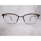 Flexon W3024 210 Brown Semi Rimless Eyeglass Frames Mens 53-19-140 Pre-owned. Price: $44.99.