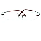 Silhouette Rimless Titanium Eyewear 5541 Ix 3040 51/17/140 Red 20965 Pre-owned. Price: $133.49.