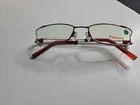 Capri Flexure FX24 51-18-135 Red Titanium Metal Rim Eyeglasses Frame New. Price: $59.29.