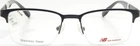 New Balance Nb 497-1 Gunmetal Semi-rimless Eyeglasses Frame 51-18-140. Price: $21.99.