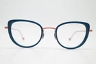 Caroline Abram Paris Winona 613 Blue Bronze Oval Glasses Frame New. Price: $204.88.