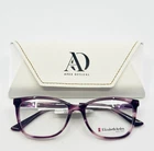 Elizabeth Arden Ea 1201-2 Purple Womens Semi Cat Eyeglasses 52-16-140 B:39 New. Price: $19.49.