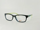 New Authentic Nike 5513 085 Youth Eyeglasses, Black, Green And Lime, 49-16-135. Price: $39.99.