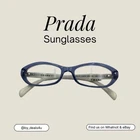 Prada VPR11O CAE-1O1 Crystal Blue Acetate Luxury Italy Eyeglasses 52-16-135MM Pre-owned. Price: $149.99.