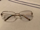 Fendi F612R 757 Eyeglasses Gold Half Rim Rectangular Frames 54-18-135 *read Pre-owned. Price: $14.99.
