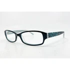 Bebe Eyeglasses Womens Black Blue Hugs BB5063 52-16-135 Pre-owned. Price: $39.99.