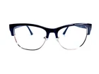 New Oscar De Renta Black Gold Clubmaster Eyeglasses MOD1284 001 55 17 145. Price: $91.00.