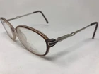 Marcolin National Eyeglasses Womens NA0307 52-16-135 Brown Crystal QP98 Pre-owned. Price: $23.92.