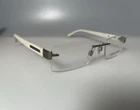 Dolce & Gabbana DG1245 White Rimless Rectangular Eyeglasses Frame 52-16 140 Pre-owned. Price: $36.55.