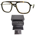 New!! Philipp Plein VPP018 0722 Dark Tortoise Pilot Optical Frame Eyeglasses. Price: $169.99.