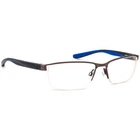 Nike Eyeglasses 8172 070 Brushed Gunmetal/gray/blue Half Rim Frame 56 16 140 Pre-owned. Price: $249.99.