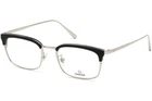 Omega OM5010-H 01A Black Silver Metal Optical Eyeglasses Frame 51-20-145 Italy New. Price: $251.60.
