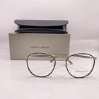 Giorgio Armani AR5161J Unisex Round Thin Full Rim Eyeglasses Matte Pale Gold New. Price: $202.50.