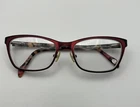 Laura Ashley Eyeglass Frames Caroline Dark Burgundy 53 17 135 Pre-owned. Price: $54.99.