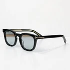 Tom Ford FT1326 Icon Square Black Clear 48 24-145 Eyeglasses New W/ Case. Price: $153.79.