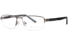 Champion CU2020 C01 Eyeglasses Frame Men's Light Gunmetal/black Semi Rim 55MM New. Price: $49.95.