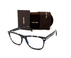 Tom Ford FT5662 055 Havana Turquoise / Blue Block Clear Lens 56MM Eyeglasses New. Price: $157.95.