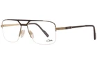 Cazal 7082 001 Eyeglasses Men's Black/gold Semi Rim Pilot Optical Frame 55MM New. Price: $319.95.