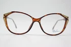 Vintage Saphira 4199 Brown Gold Oval Eyeglasses Frame New. Price: $84.26.