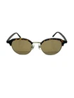 Jins Sunglasses / Half-rim Plastic Brown Men Used. Price: $68.30.