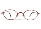 Vintage Eyeworks Eyeglasses Frames Maude 487 Red Round Wire Rim 48-20-125 New. Price: $71.39.
