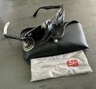 New Ray-ban RB3445 004 61MM Gunmetal Green G-15 Sunglasses W/ Case & Cloth. Price: $109.99.