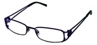 Jones New York Womens Metal Rectangle Eyewear Frame, J462. Plum 50MM. Price: $39.99.