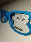 Versace 3325U 5379 Blue Square Full Rim Plastic Eyeglass Frames 47MM New. Price: $69.99.