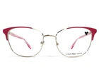 Calvin Klein Jeans Eyeglasses Frames CKJ22218 719 Pink Silver Red 51-17-140 New. Price: $93.01.