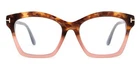 Tom Ford FT5965-B Eyeglasses Female Havana 53MM New 100% Authentic. Price: $420.42.