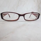 Dereon Eyeglasses Frame DOC300 615 Women's Ruby Rectangular Full Rim 53-17-135 Pre-owned. Price: $5.08.