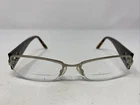 Christian Dior Italy CD3739 EJ7 52-17-140 Chrome Half Rim Eyeglasses Frame YP31 Pre-owned. Price: $49.50.
