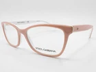 Dolce & Gabbana Dg 3245 3007 52-17-140 Powder Gold/white Full Rim Eyeglasses New. Price: $60.00.