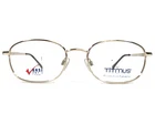 Titmus Safety Eyeglasses Frame T709 Gld CS64 Z87-2 Shiny Gold Oval 53-19-145 New. Price: $49.97.