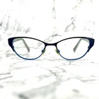 Lafont Issy & Irma 374 Eyeglasses Black Blue Full Rim Frame 51-17-140 Pre-owned. Price: $89.99.